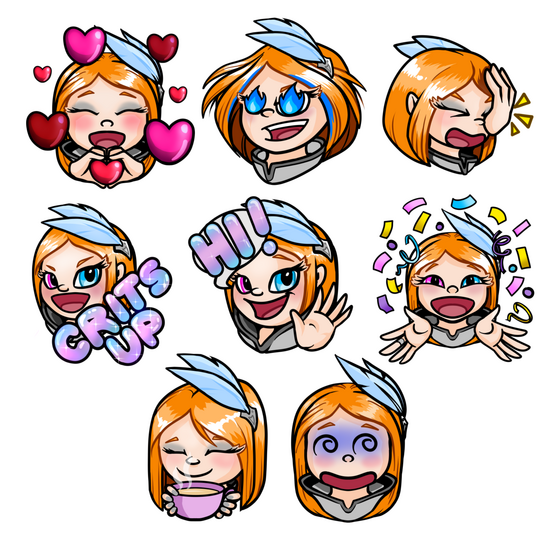 Twitch Emotes || By SilverSkeejee