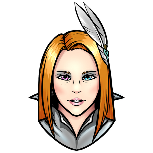 Headshot for Incandescence || By SilverSkeejee